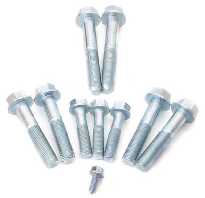 Jack Spania Racing K Series transmission bolt kit for Honda Acura K20 K24 K swap, includes engine bolts for EG EK RSX Si TSX.