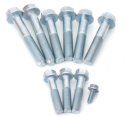 Jack Spania Racing K Series transmission bolt kit for Honda Acura K20 K24 K swap engines, includes bolts for transmission assembly.