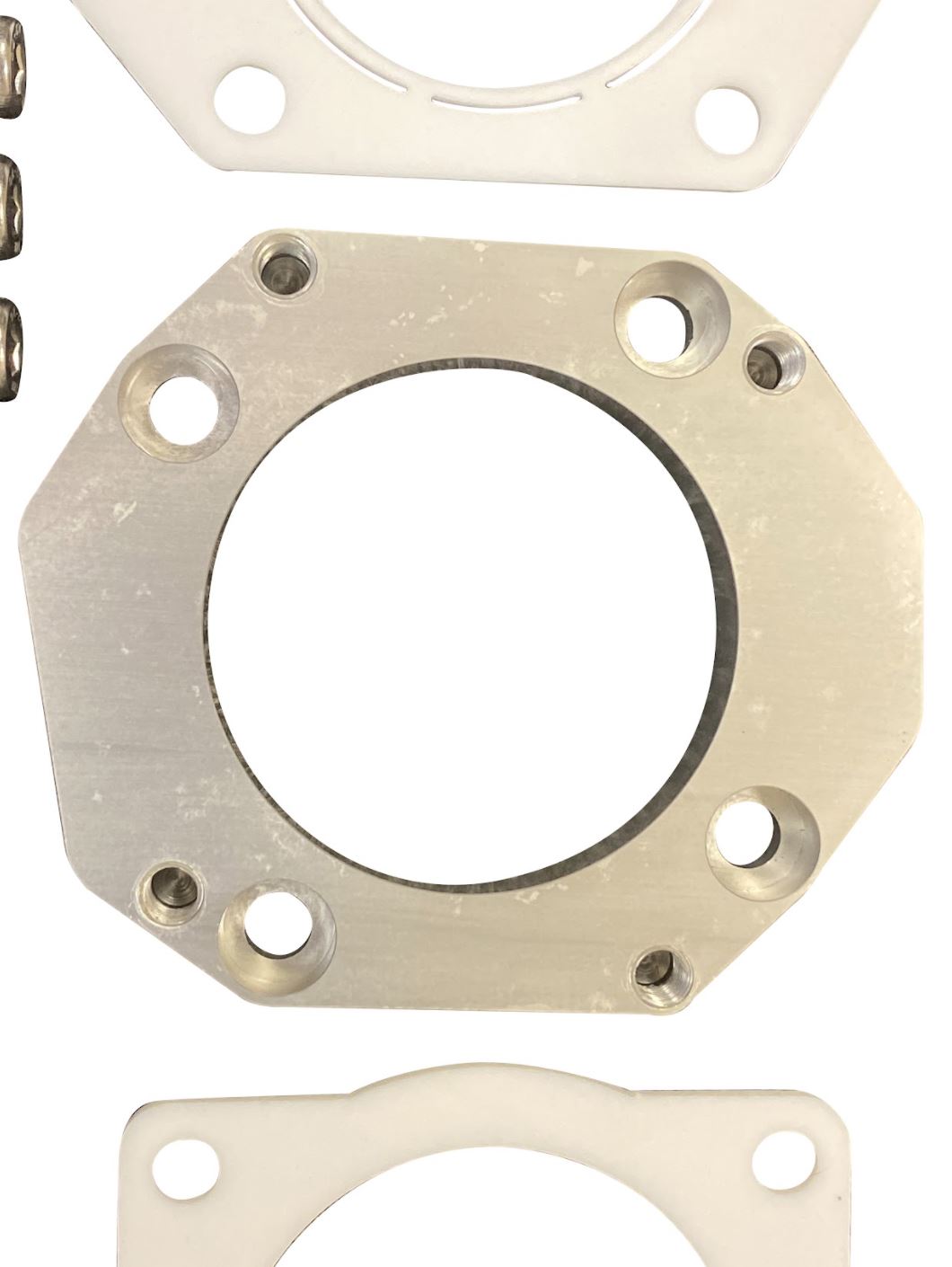 Jack Spania Racing K Series K20 K24 throttle body adapter for Honda Civic Si K swap engine parts, RBC 06-15 ZDX included