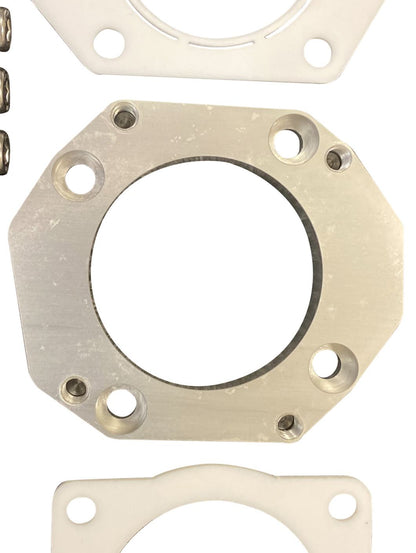 Jack Spania Racing K Series K20 K24 throttle body adapter for Honda Civic Si K swap engine parts, RBC 06-15 ZDX included