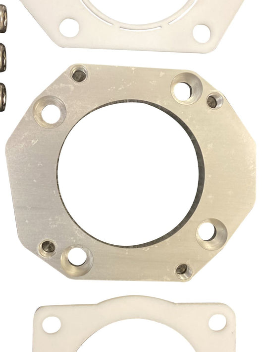 Jack Spania Racing K Series K20 K24 throttle body adapter for Honda Civic Si K swap engine parts, RBC 06-15 ZDX included