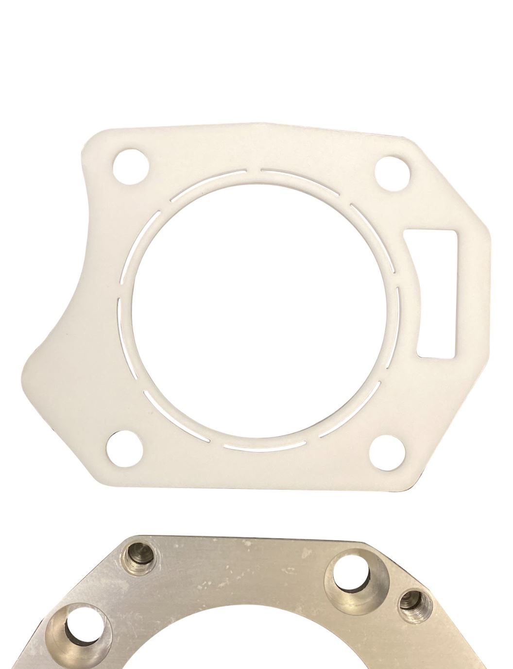 Jack Spania Racing K Series K20 K24 throttle body adapter for Honda Civic Si K swap engine parts, compatible with RBC 06-15 models