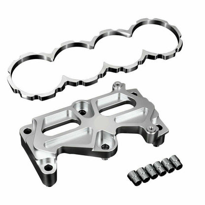 Jack Spania Racing B Series engine block girdle and guard combo for Honda Civic Vtec B16 B18 B18C engine parts, shown in the image.