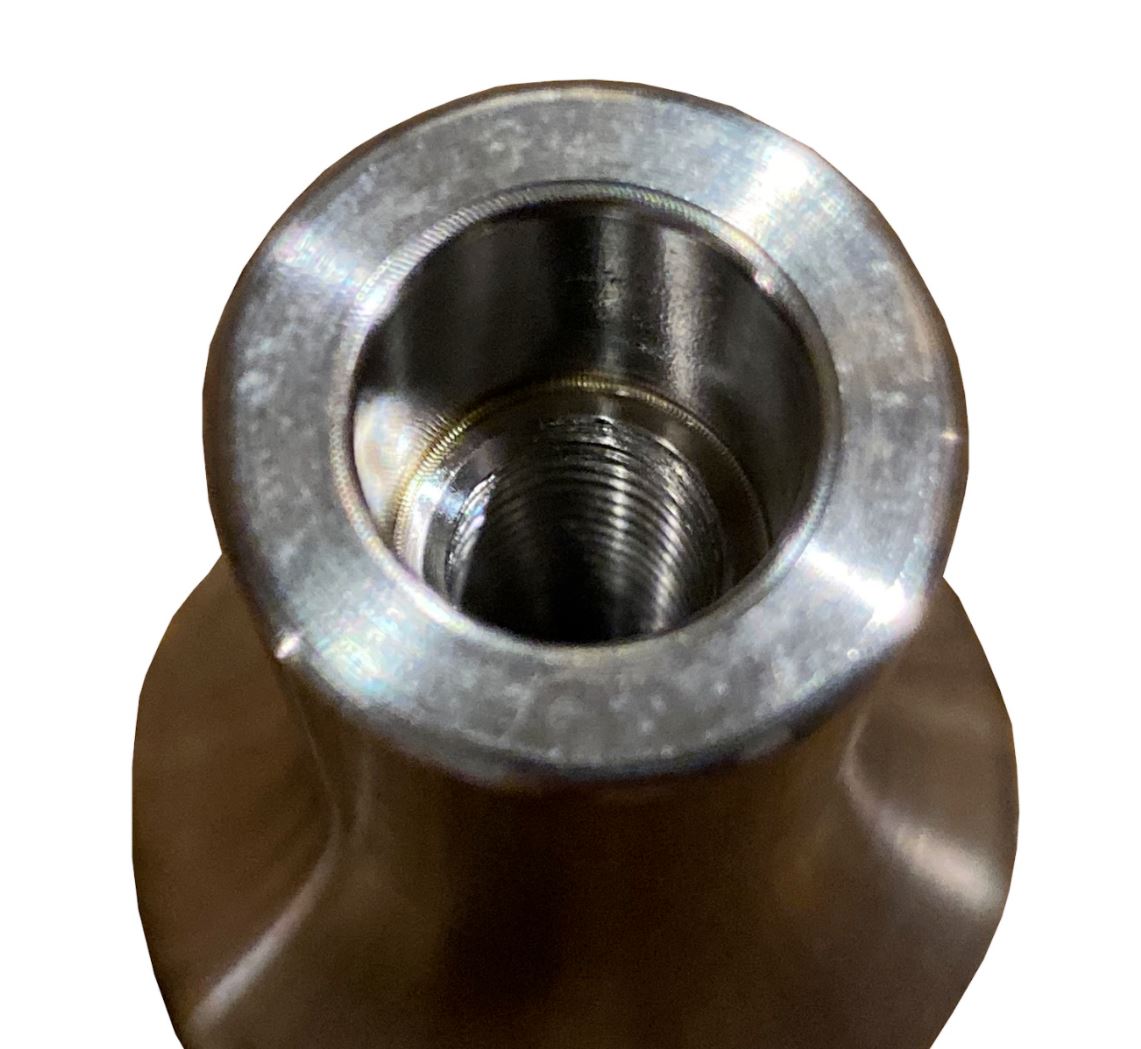 Stainless steel tear drop weighted shifter knob for B D Series, 500 grams, interior gear shift accessory by Jack Spania Racing