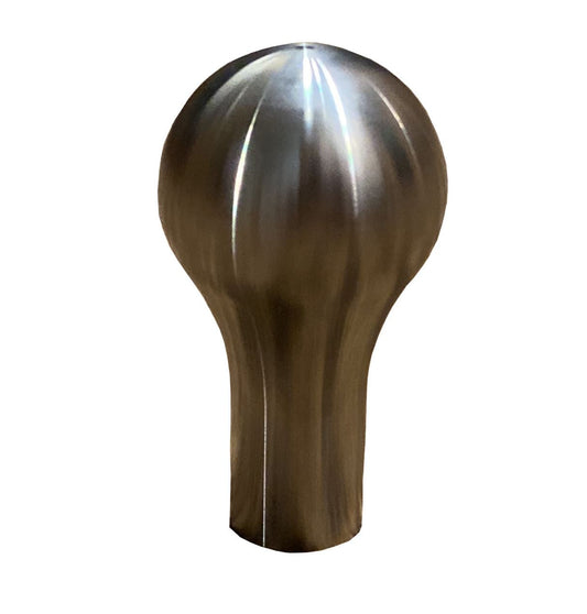 Stainless steel tear drop weighted shifter knob, 500 grams, for B D series, interior car accessory by Jack Spania Racing.