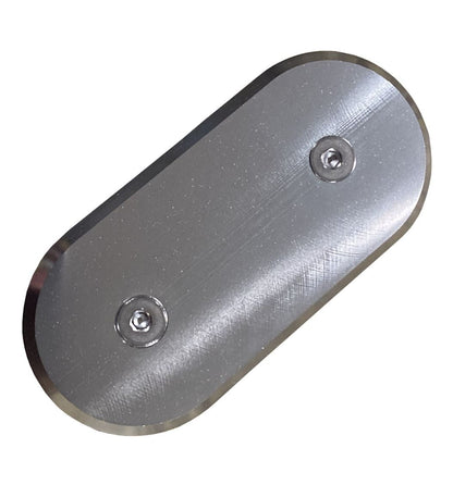 Jack Spania Racing billet wire tuck firewall AC delete cover for Honda Civic Si DC, exterior engine bay component with plug cap.