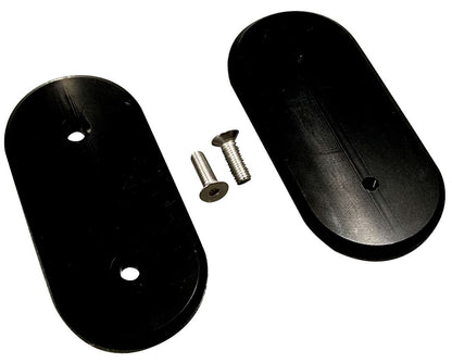 Jack Spania Racing billet wire tuck firewall AC delete cover for Honda Civic Si DC2 exterior engine bay, block off plug cap.