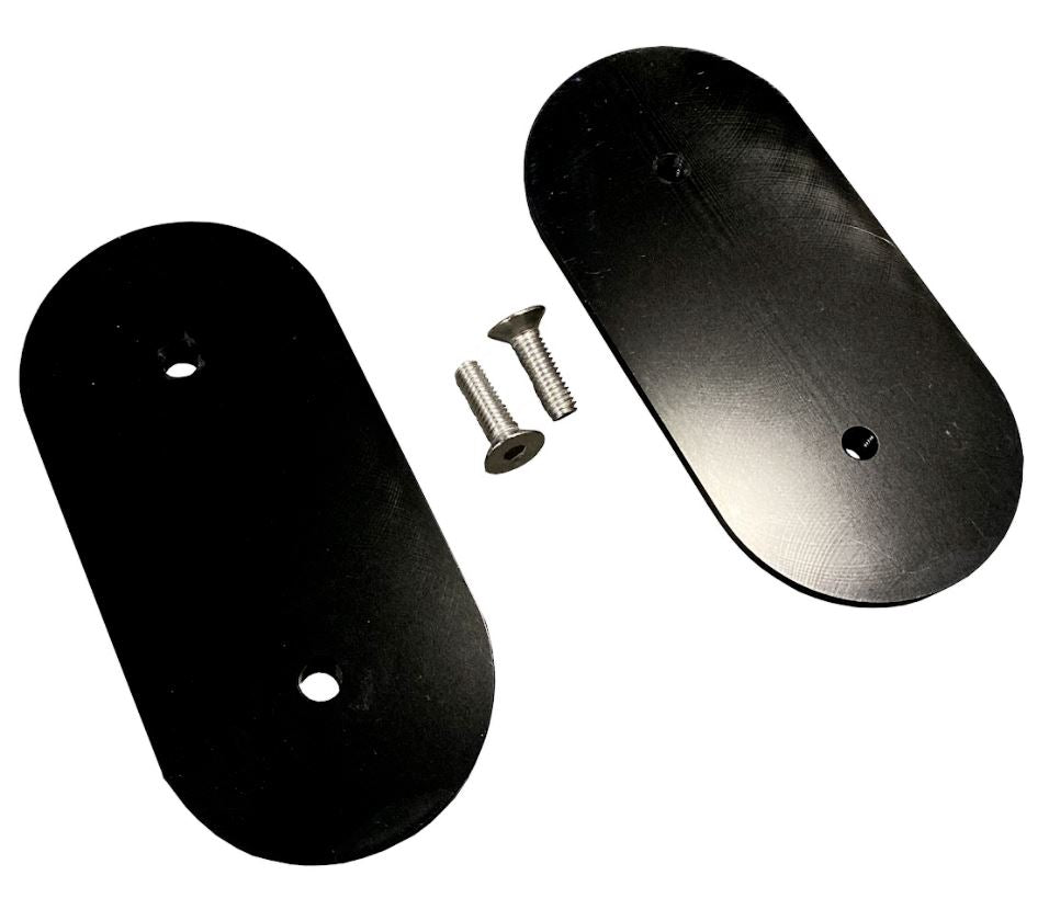 Billet wire tuck firewall AC delete cover plug for Honda Civic Si DC, exterior racing part by Jack Spania Racing.