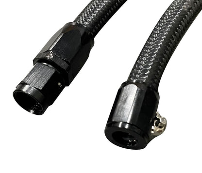 Jack Spania Racing B D H K Series tucked fuel line kit for Honda Civic, Integra, CRX with feed and return lines, engine parts.