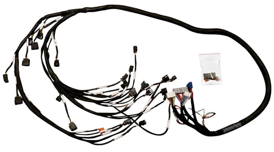 Engine wiring harness for K20, K24, K series engines by Jack Spania Racing, compatible with Integra, CRX, EK, EG K-Swap models.