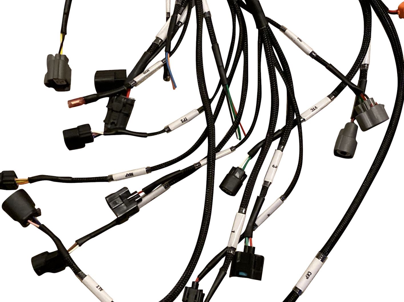 K20 K24 K Series Tucked Wiring Harness for RHD and LHD RWD K-Swap Integra CRX EK EG by Jack Spania Racing