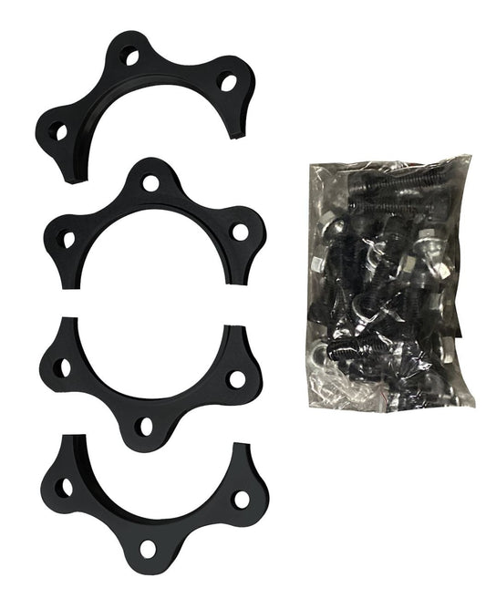 Jack Spania Racing billet half shaft axle spacers for Honda S2000 AP1 AP2 2000-2009 engine parts, shown installed on the axle.