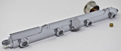 High flow K Series fuel rail for Honda Acura K20 K24 engines by Jack Spania Racing, designed for K-Swap Civics, RSX, and Integras.