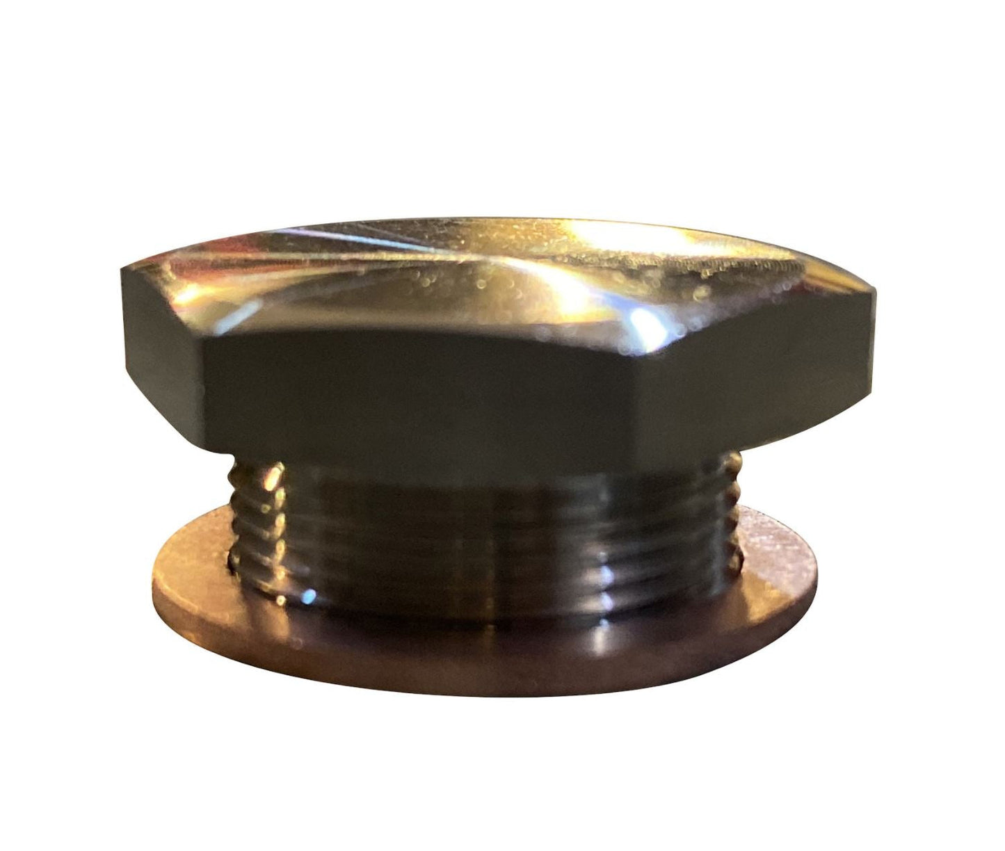 Jack Spania Racing heater core coolant block off plug for K20, K24 engines in Honda Civic and Integra EG EK DC2 K Swap models.