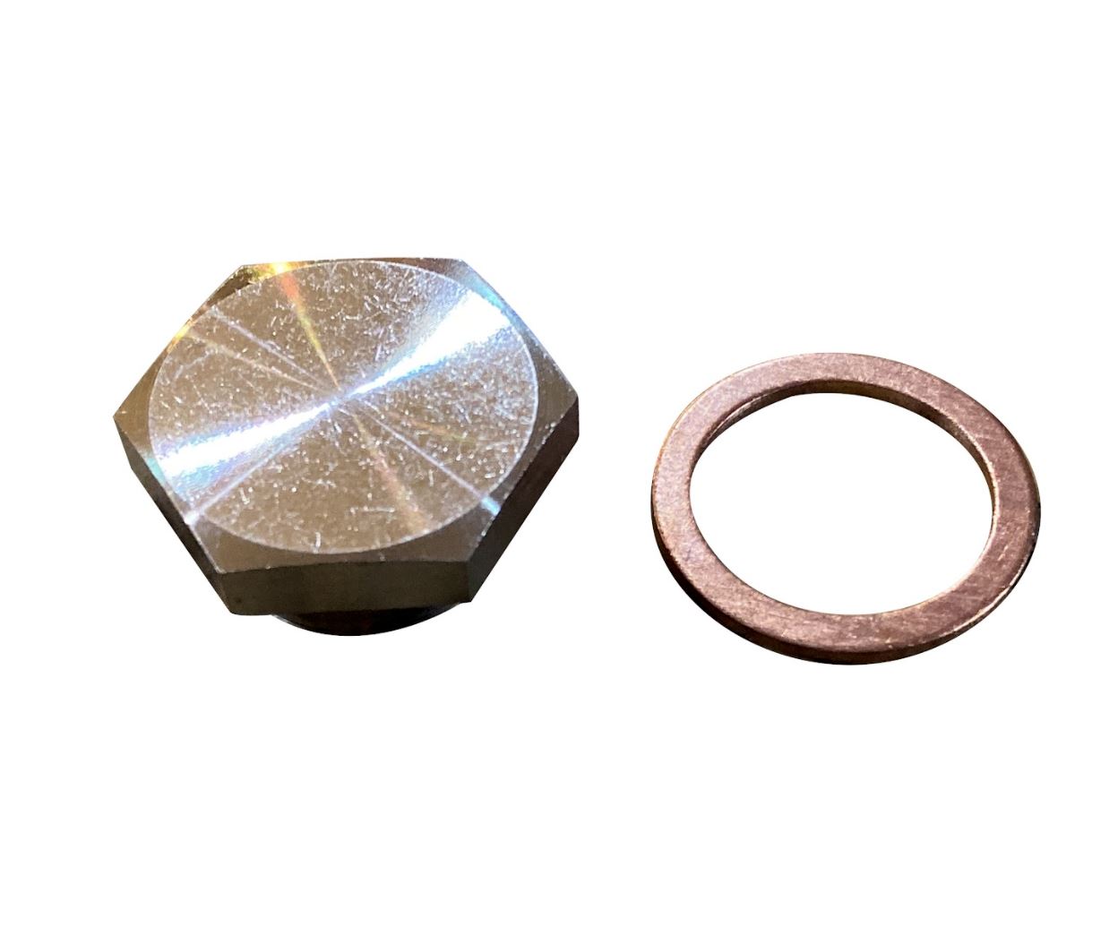 Jack Spania Racing heater core coolant block off plug for K20, K24, Civic, Integra, EG, EK, DC2 engine swap, engine part.