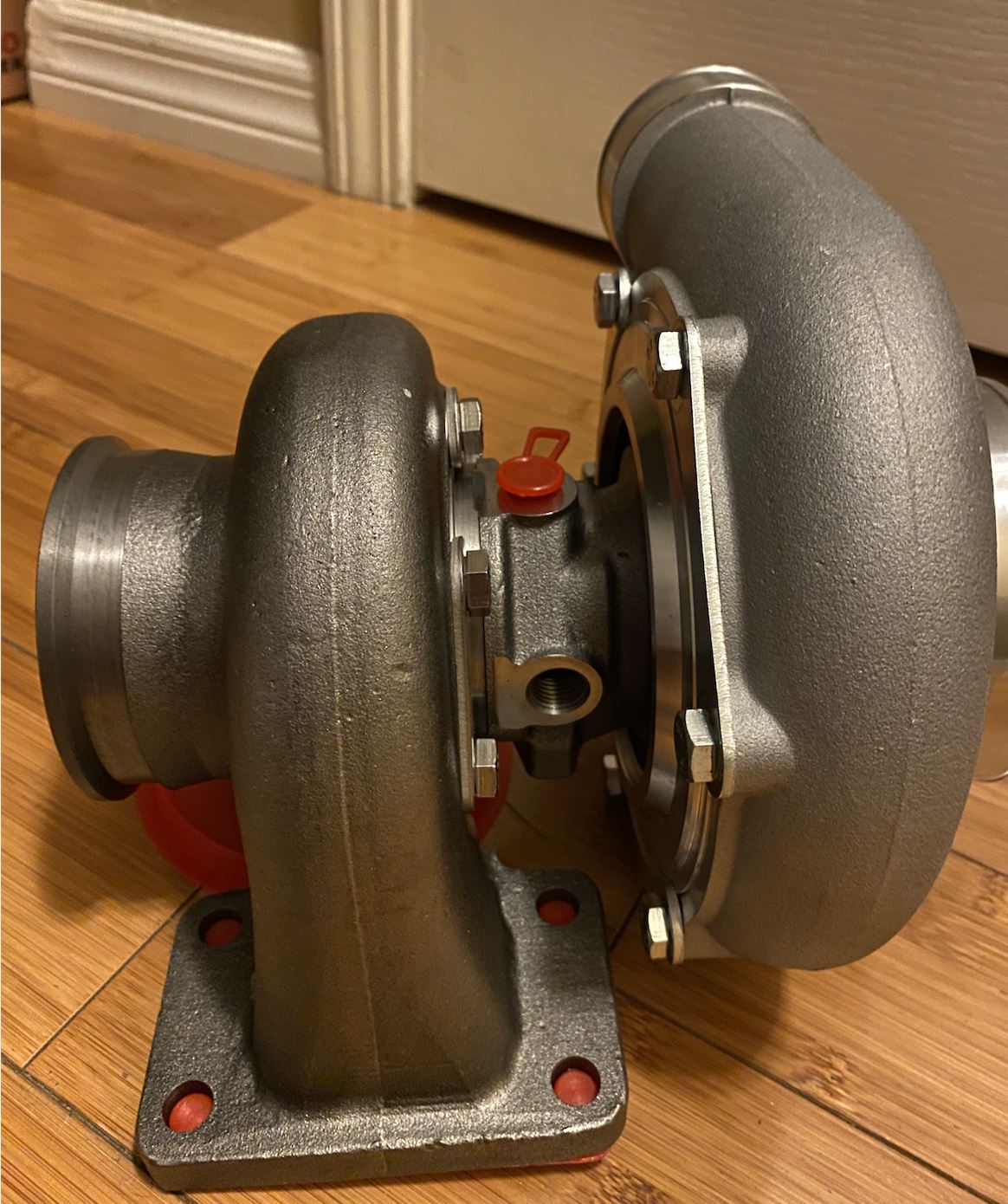 Gen 2 Billet Wheel Dual Ball Bearing Turbo GT35 GTX3582R T3 .82 A/R Vband Clamp - Jack Spania Racing