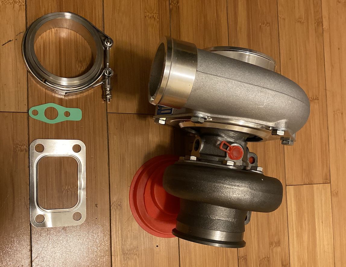 Gen 2 Billet Wheel Dual Ball Bearing Turbo GT35 GTX3582R T3 .82 A/R Vband Clamp - Jack Spania Racing