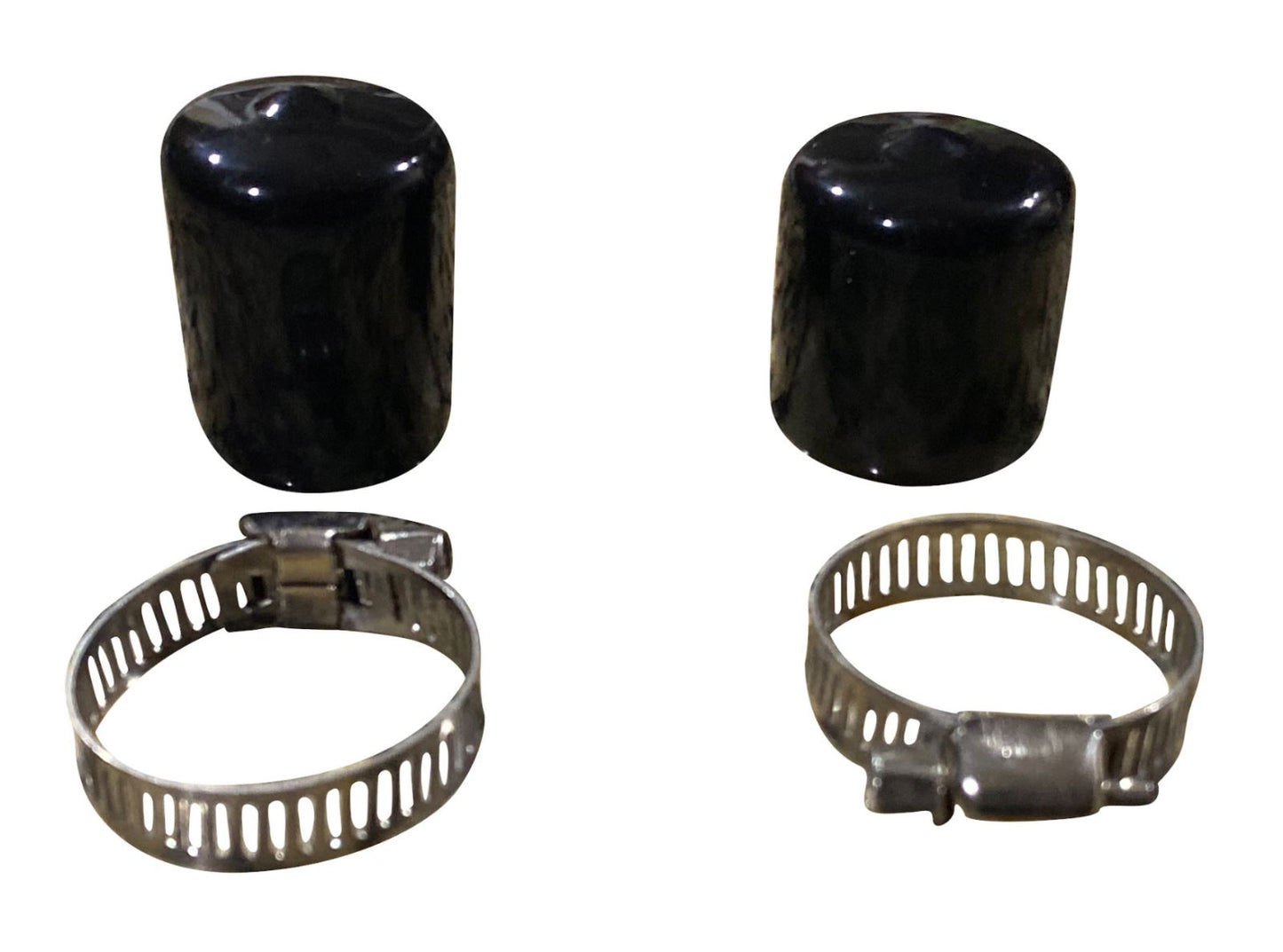 BMW N54 335i Z4 535i 535xi 335xi 335is 135i engine charge pipe vacuum plugs from Jack Spania Racing, shown on engine parts.