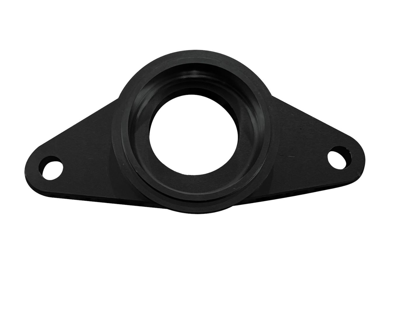 50mm BOV flange adapter for Subaru WRX STI Forester EJ20/EJ25, top mount, compatible with TiAL blow-off valve, by Jack Spania Racing.