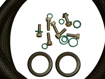 Jack Spania Racing B Series AC Line Tuck Kit for Honda Acura Civic Si and Integra DC2 B16 B18 B20 engine modification