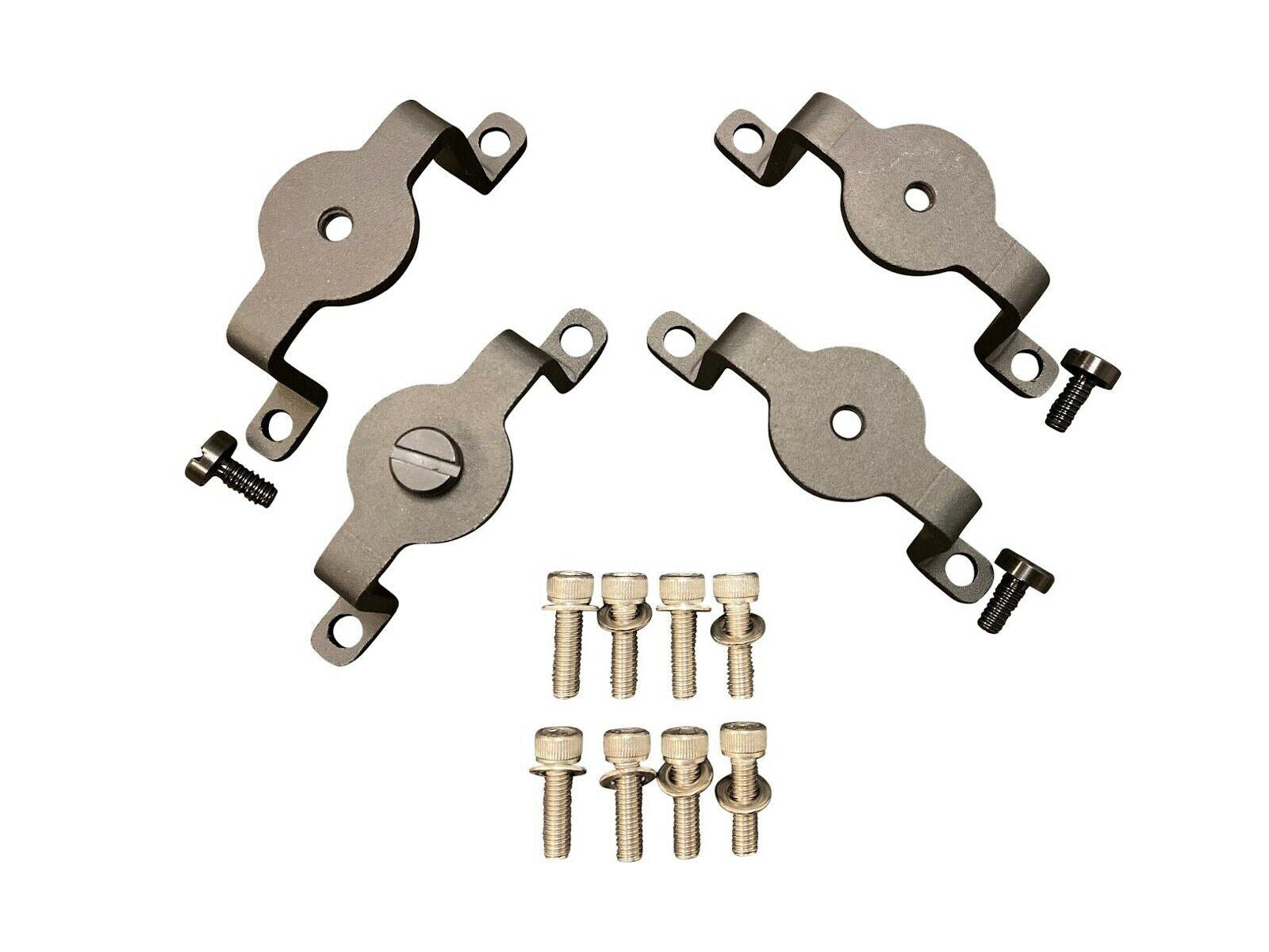 Jack Spania Racing coil pack hold down bracket kit for VW Audi 1.8T engine, compatible with MK4 Jetta, GLI, TT, B5 B6 A4, Passat