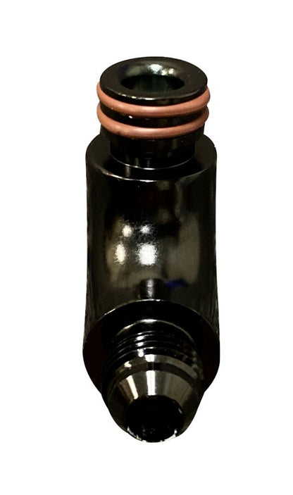 Jack Spania Racing AN6 fuel fitting for K Tuned fuel rail on K Series engines, compatible with K20 and K24 DC2, EG, EK models.
