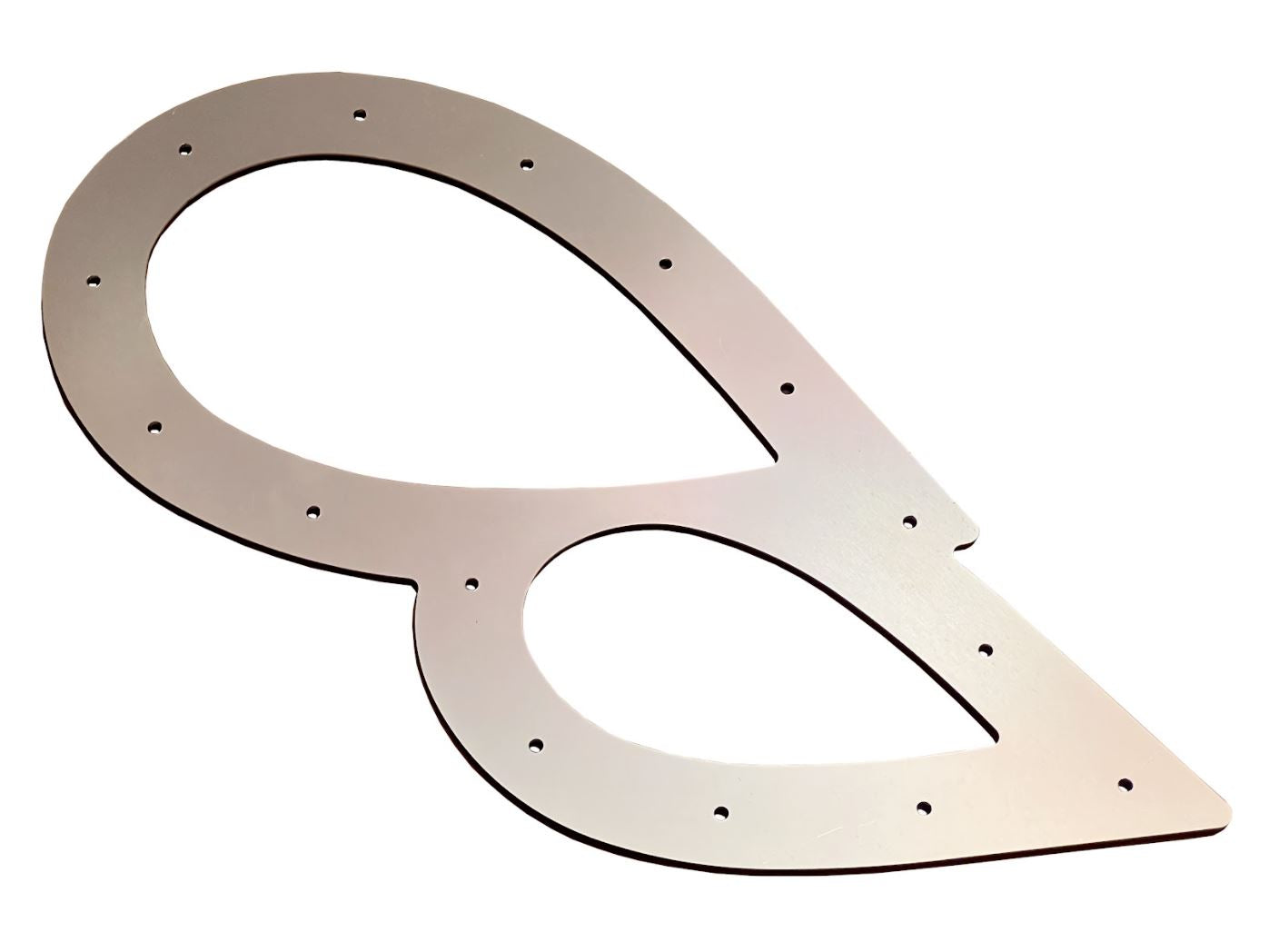 Jack Spania Racing tear drop exhaust hood exit shield and wastegate tube, exterior automotive component with protective trim and downpipe.