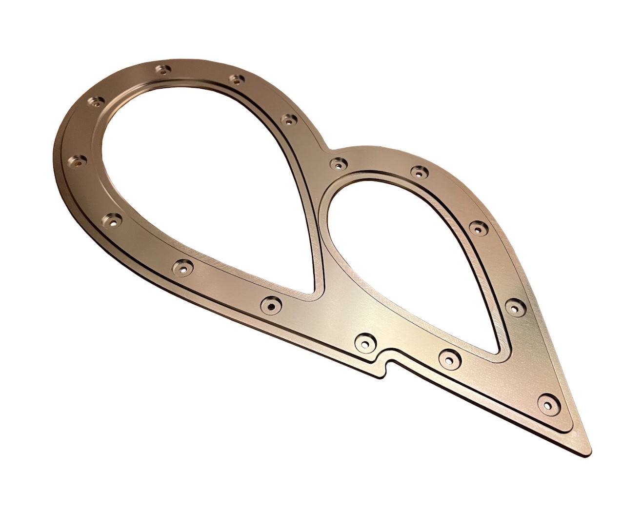 Exterior tear drop exhaust hood exit shield trim guard for downpipe wastegate tube by Jack Spania Racing.
