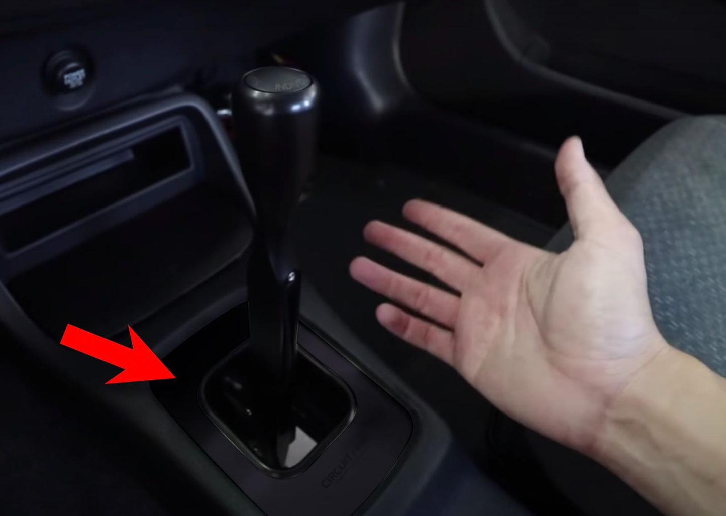 Jack Spania Racing Acura Integra Type R center shifter console cover plate boot for 1994-2001 DC2 interior.