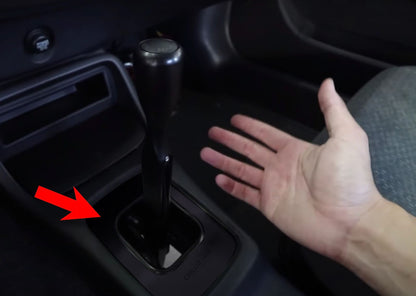 Jack Spania Racing Acura Integra Type R center shifter console cover plate boot for 1994-2001 DC2 interior.