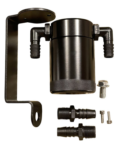 Jack Spania Racing 2015-2021 Dodge Charger Challenger Hellcat 6.2L engine oil separator catch can for engine parts.