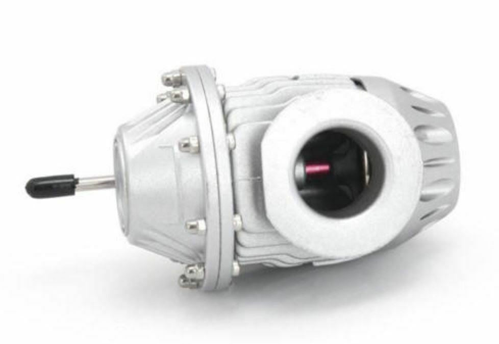 Jack Spania Racing SSQV 4 Blow Off Valve BOV Kit installed on turbo intercooler pipe for engine performance.