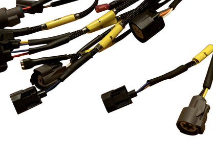 OBD2 D Series B Series tucked engine and sub harness for Acura Integra DC 94-95, compatible with Jack Spania Racing engine parts
