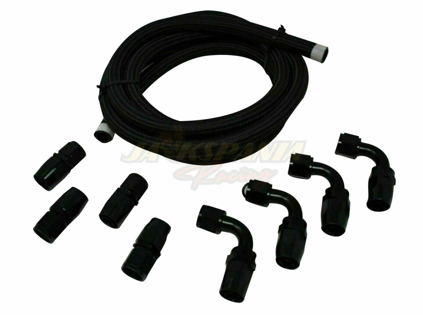 Jack Spania Racing battery relocation oil catch can with 4 ports and 10AN hoses for EK, EG, CRX, DC2 Si Type R engine parts