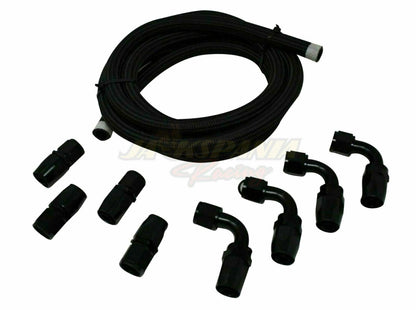 Jack Spania Racing battery relocation oil catch can with 4 ports and 10AN hoses for EK, EG, CRX, DC2 Si Type R engine parts