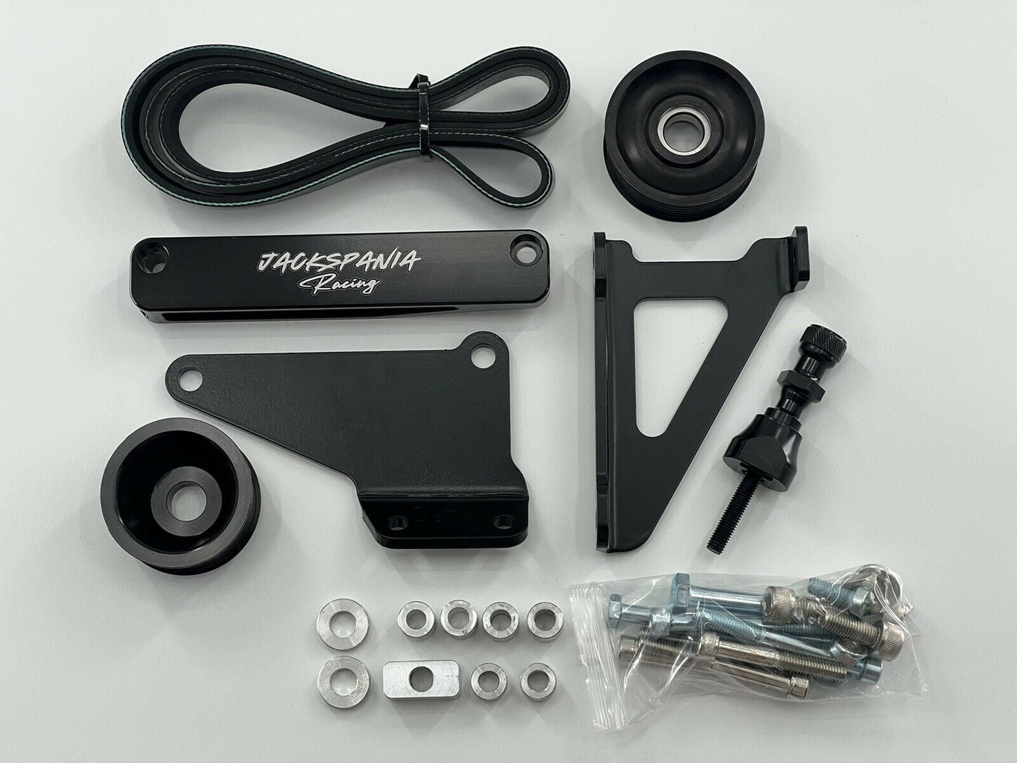 Jack Spania Racing K Series AC PS Eliminator Pulley Kit for Honda Acura K20 K24 K Swap RSX Type S engine parts