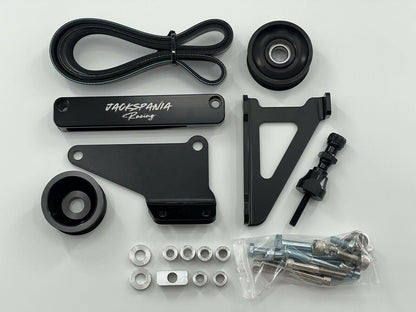 Jack Spania Racing K Series AC PS Eliminator Pulley Kit for Honda Acura K20 K24 K Swap RSX Type S engine parts
