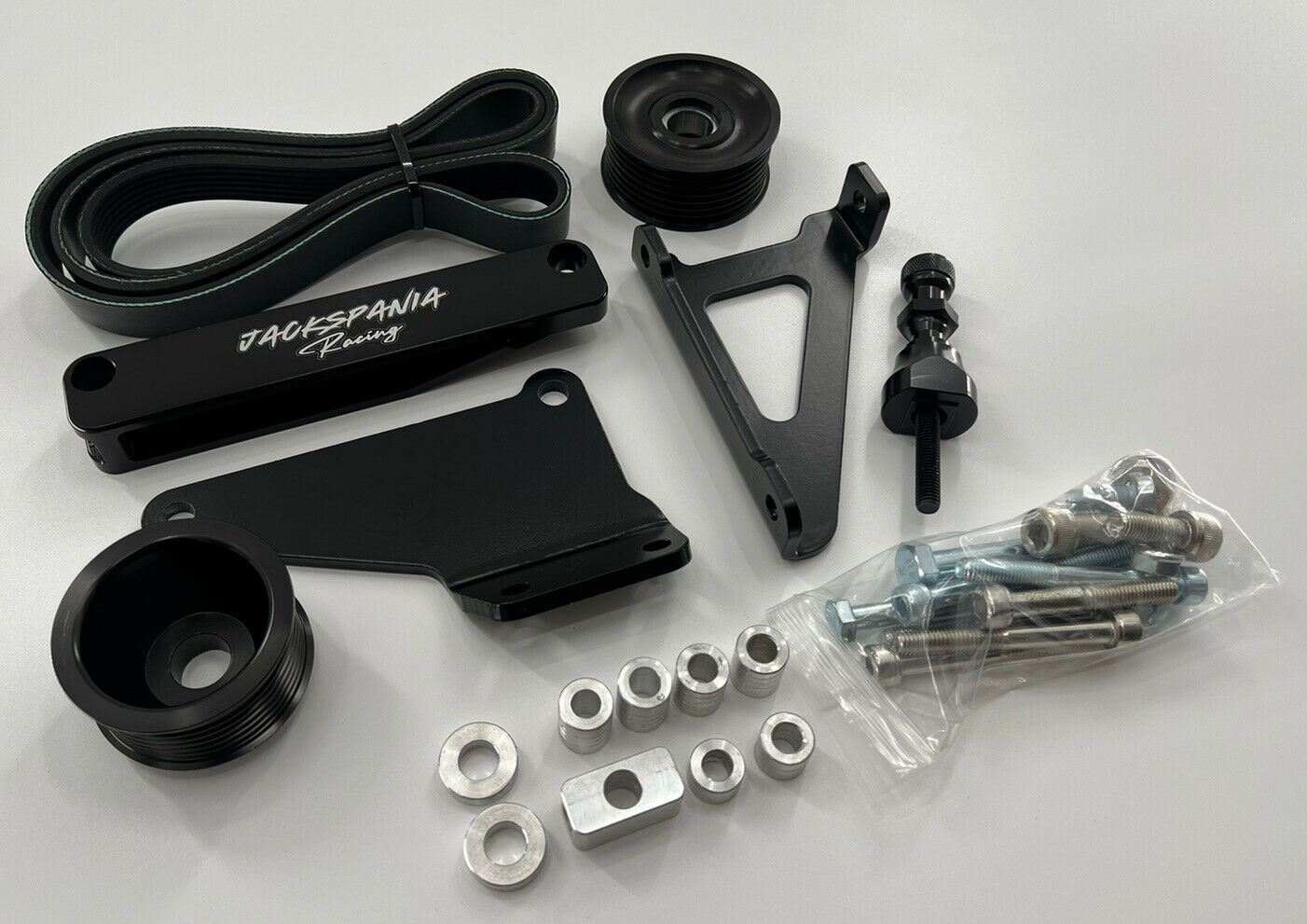Jack Spania Racing K Series AC PS Eliminator Pulley Kit for Honda Acura K20 K24 K Swap RSX Type S engine parts