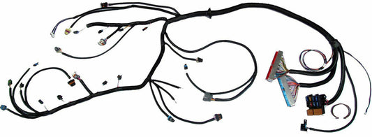 Jack Spania Racing LS wiring harness for 99-03 Vortec 4.8, 5.3, 6.0L engines with 4L60E/4L80E transmission, DBC cable, PCM ECM