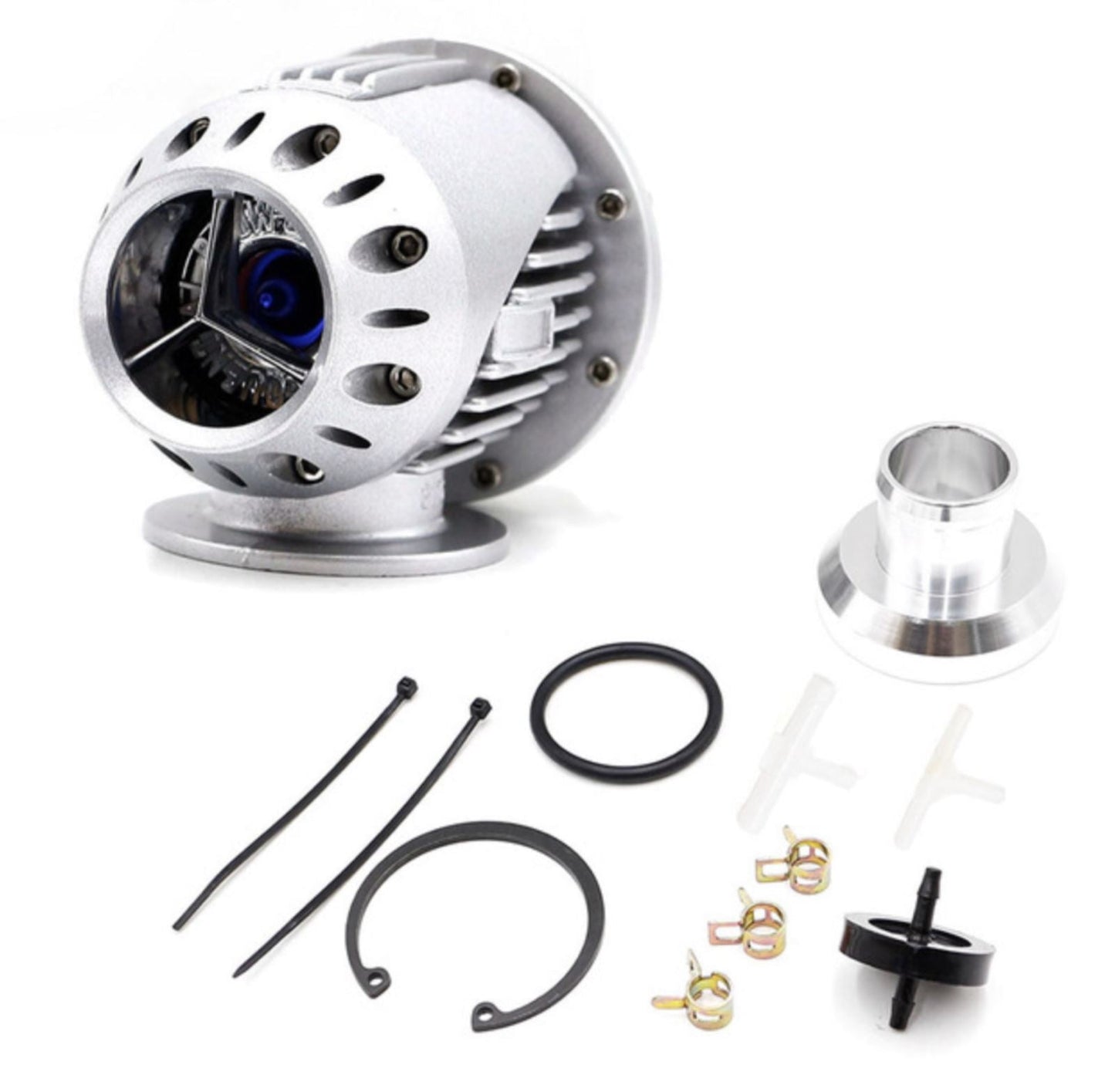 BMW N54 charge pipe kit with SSQV blow-off valve, engine parts for E84 and E90 models, by Jack Spania Racing.