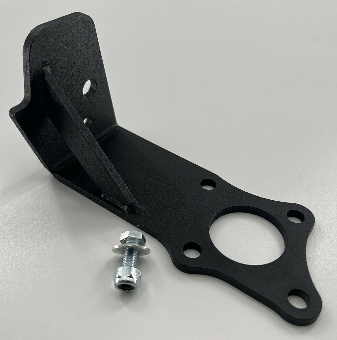 Hydro clutch pedal conversion bracket for B16A B18C B16 B18 B series transmissions, compatible with EF CRX swap, by Jack Spania Racing.
