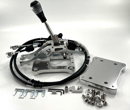 Billet Shifter Shift Box Base Plate & Cables Kit
