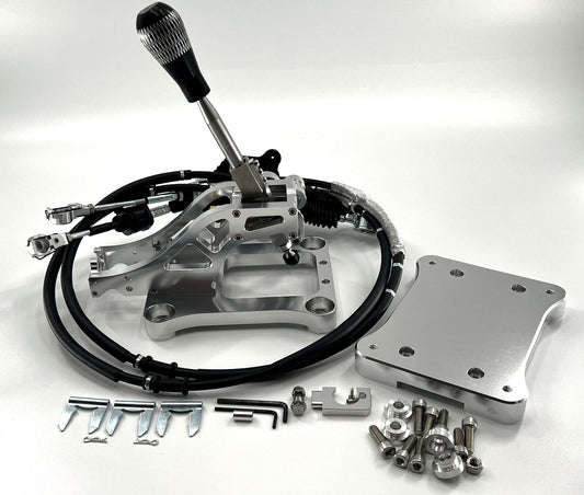 Billet Shifter Shift Box Base Plate & Cables Kit