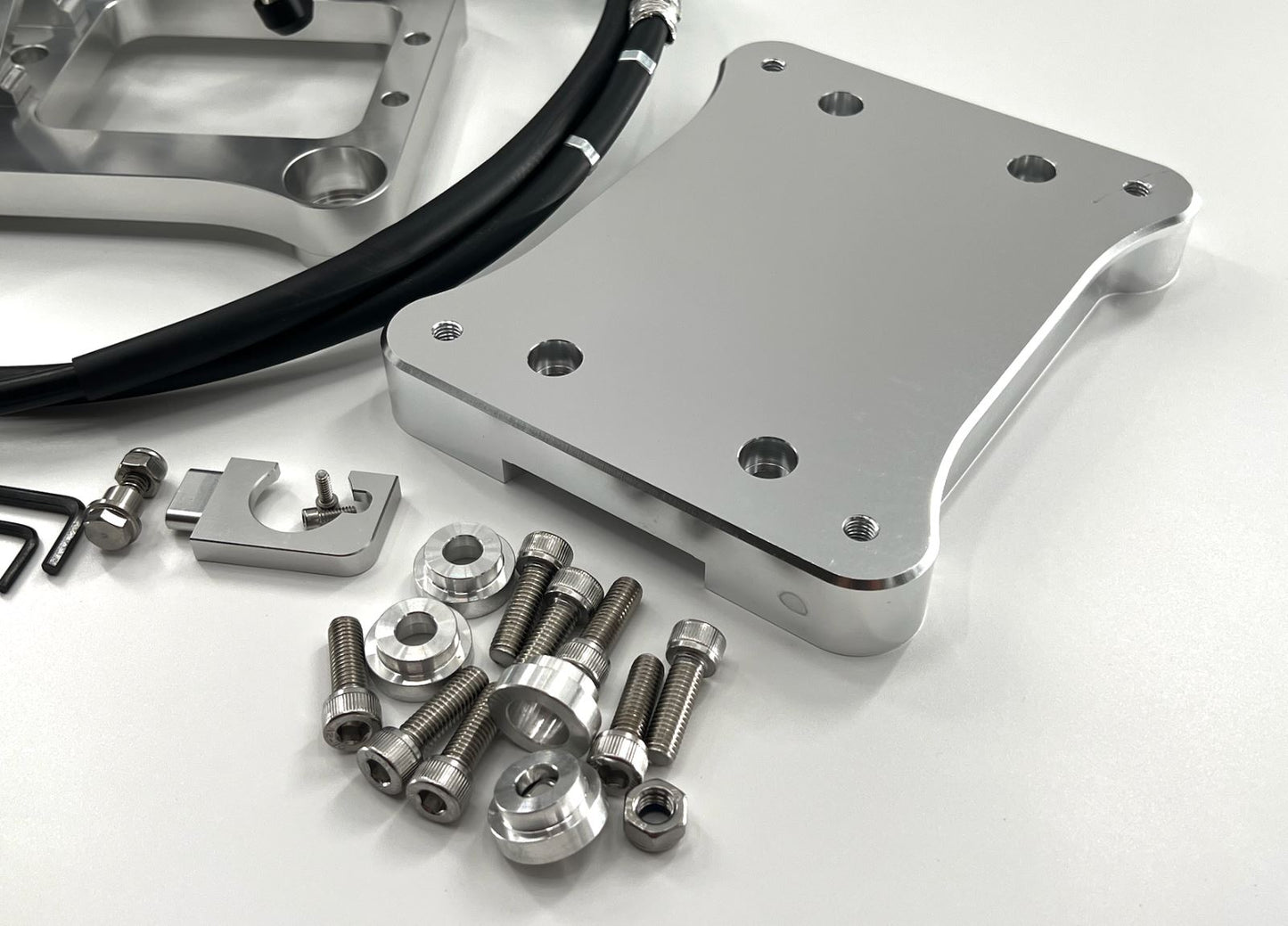 Billet Shifter Shift Box Base Plate & Cables Kit