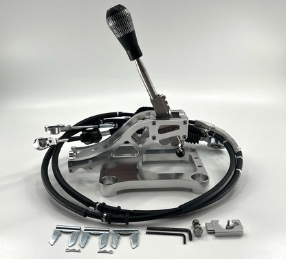 Billet Shifter Shift Box Base Plate & Cables Kit