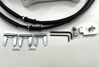 Jack Spania Racing billet shifter shift box base plate and cable kit for TSX, TL, and Accord K Series transmission parts.