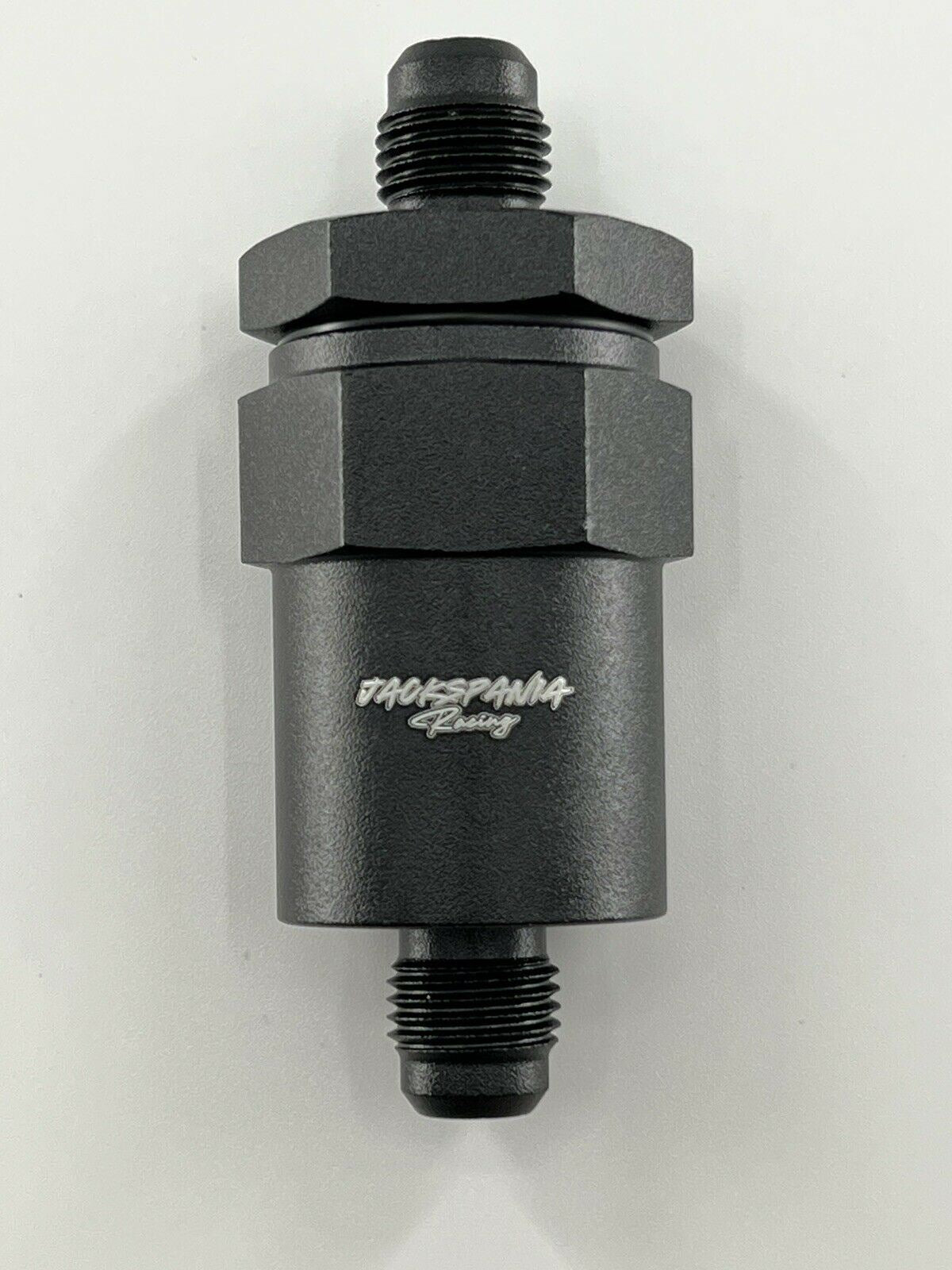 Billet Universal K Swap AN6 30 Micron Black Aluminum Inline Fuel Filter E85 USA - Jack Spania Racing