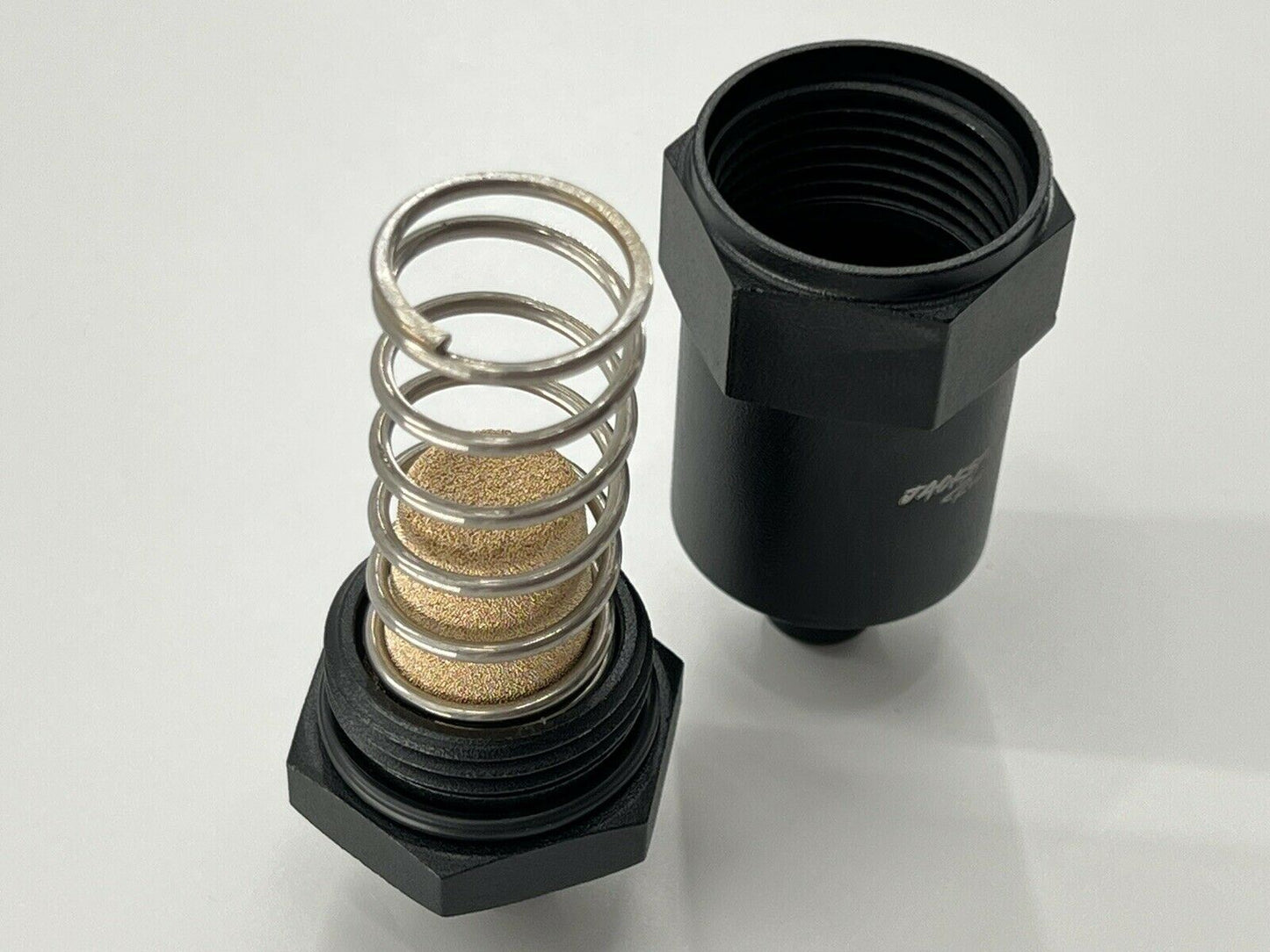 Billet Universal K Swap AN6 30 Micron Black Aluminum Inline Fuel Filter E85 USA - Jack Spania Racing