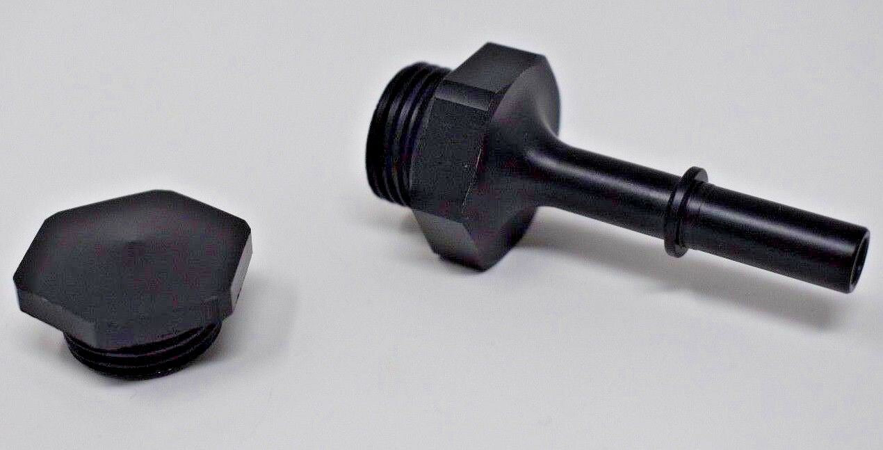 High flow K Series fuel rail for Honda Acura K20 K24 engines, shown in black with mounting hardware, by Jack Spania Racing.