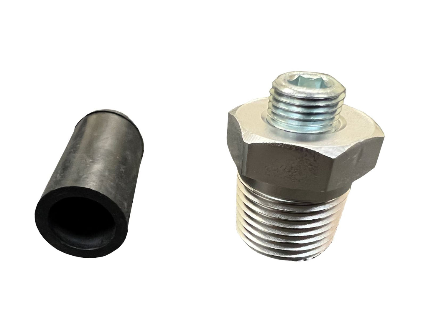 Jack Spania Racing K Series K20 K24 Idle Air Assist Block Plug for Honda Acura engine swap, RSX, TL, TSX, Si models.